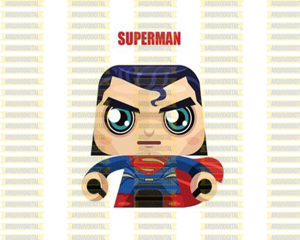 Molde Do Superman ArquivoDigital