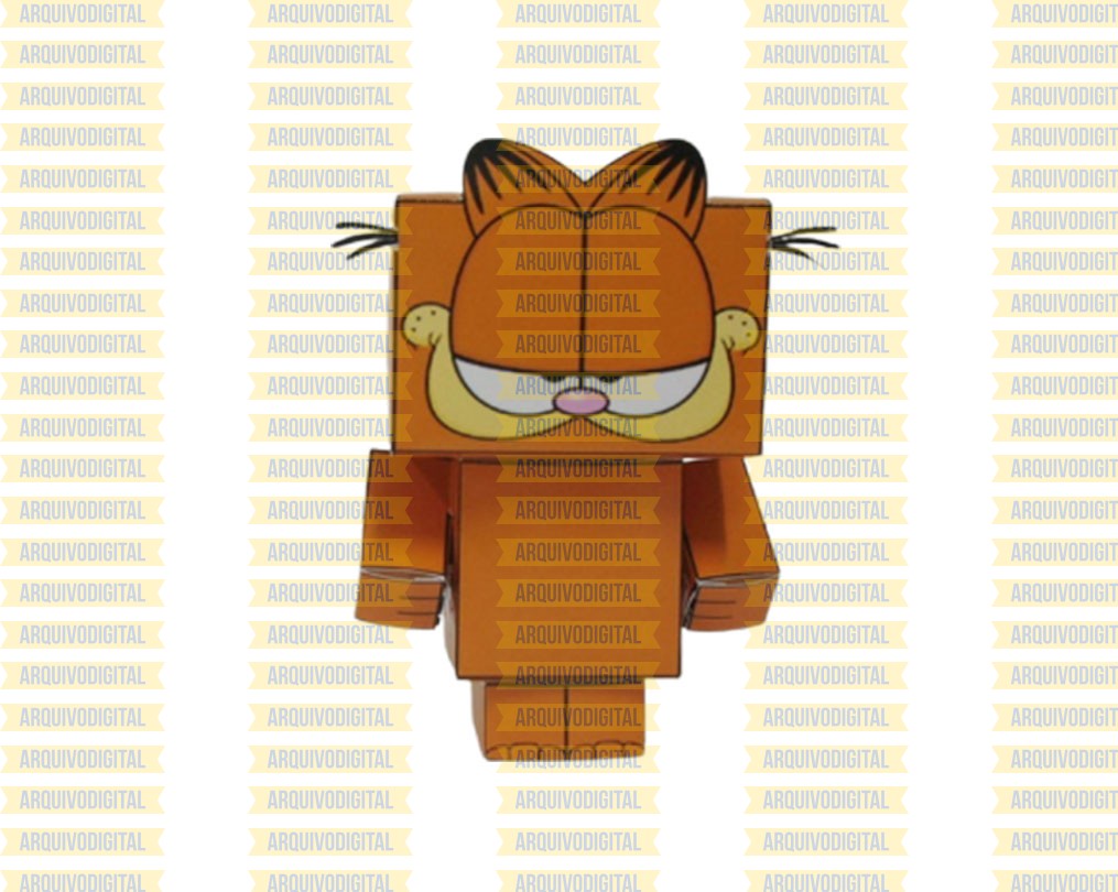 Molde Do Garfield ArquivoDigital