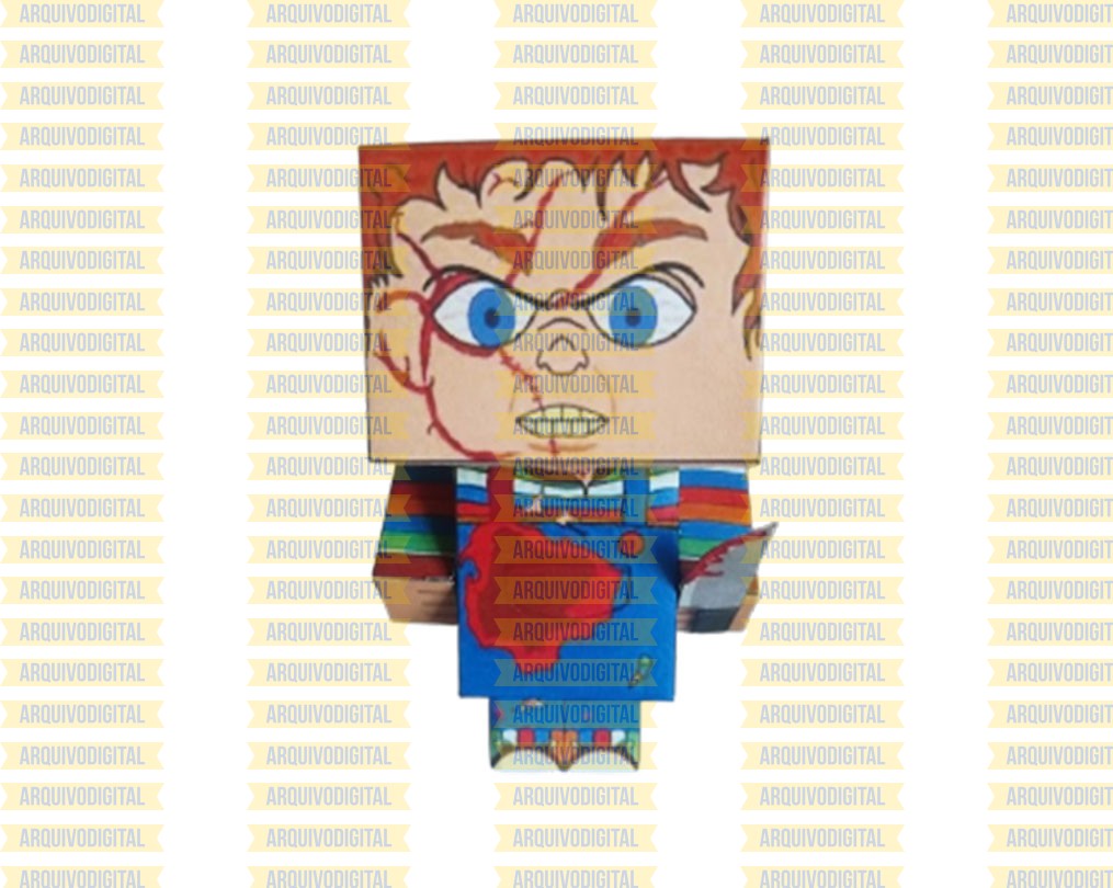 Molde Do Boneco Chucky ArquivoDigital